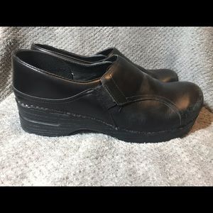 Dansko Phoebe black leather sz 42